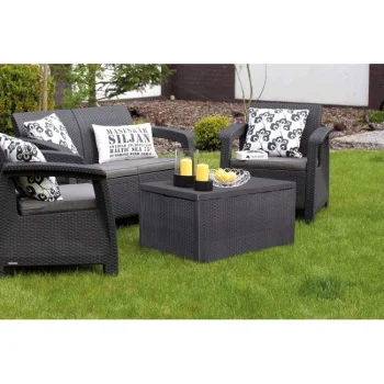 Baštenski set Corfu II box grafit CU 258952 -2